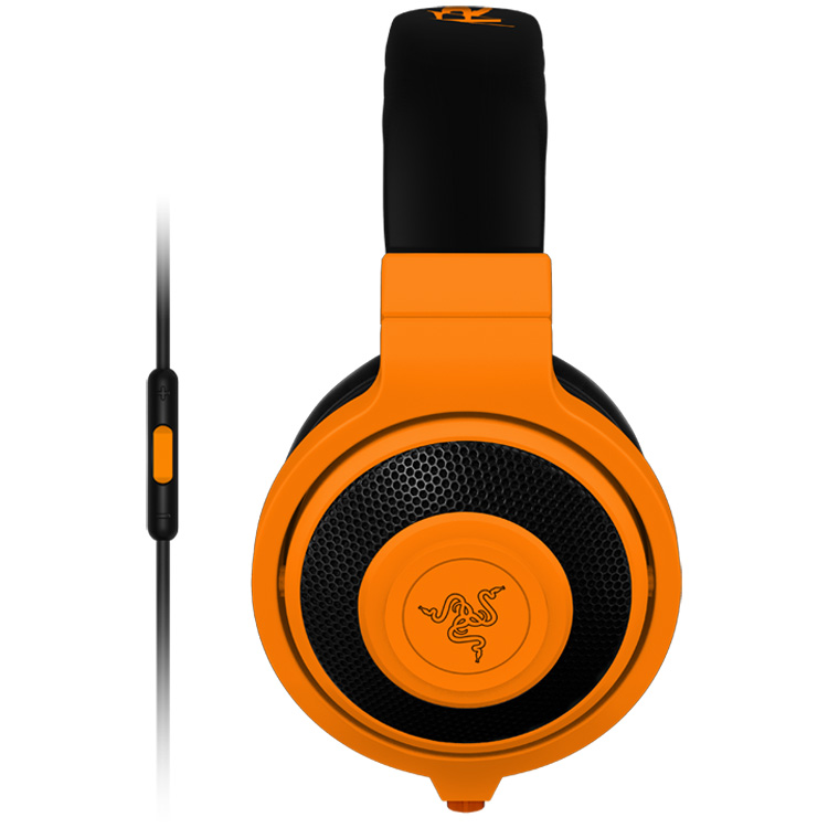 Razer Kraken Mobile Analog Music & Gaming Headset-Neon Orange